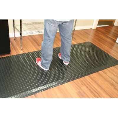 Diamond Plate Anti Fatigue Garage Flooring Roll in Black Symple Stuff Mat  Size: 4' x 15' - Yahoo Shopping