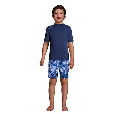 Lands' End Big Boys Husky Solid Swim Trunks