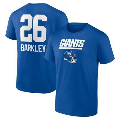 Saquon Barkley New York Giants Nike Name & Number T-Shirt - Red