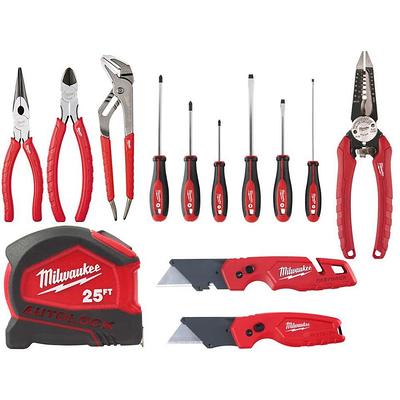 Milwaukee Electrician's Pliers Hand Tool Set (5-Piece)