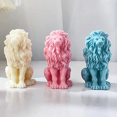 Candle Silicone Mold 3D Large Size Bear Candle Silicone Mold Sitting Bear  Craft Plaster Resin Handmade Candle Making Kit Home Party Decoration Candle