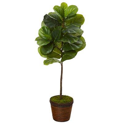 4.5 Bamboo Artificial Tree in Coiled Rope Planter