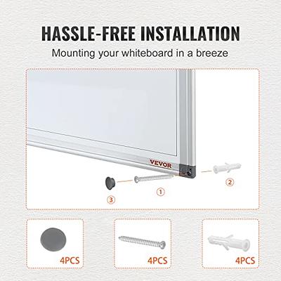   Basics Magnetic Dry Erase Whiteboard Calendar, 12 x  17, Includes 4 Markers And Eraser : Office Products