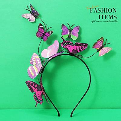 BARTOSI Butterfly Fascinator Hat Monarch Butterfly Headband Crown Tea Party  Halloween Costume Headpiece for Women and Girls Wedding - Yahoo Shopping