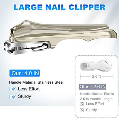 1Pcs Toe Nail Clippers For Seniors, 360 Degree Rotary Fingernail