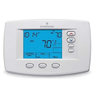 Low Voltage Thermostat, 5-1-1 or 5-2 Programs, 2 H 2 C, Hardwired/Battery,  24VAC