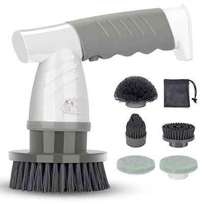 Vuitte Cordless Electric Rotary Cleaning Brush, Bathroom Scrubber with 3  Replaceable Shower Scrubber Heads for Tub, Tile, Floor, Wall, Shower and  Kitchen - Yahoo Shopping