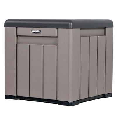 Lifetime 60372U Outdoor Storage Cube Deck Box for Patio Furniture Cushions,  Toys, Garden Tools, Pool Accessories, Gray - Yahoo Shopping