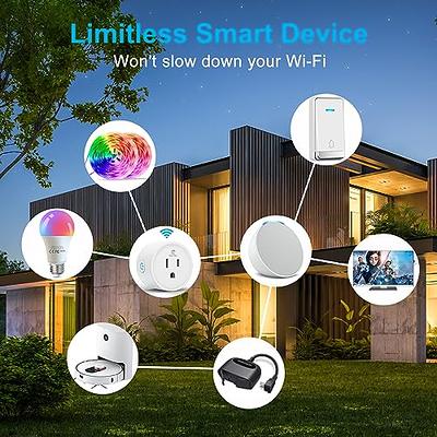 Eightree Smart Plug for 5GHz & 2.4GHz, Smaet Outlet WiFi Socket with APP  Remote Control, Compatible with Alexa, 2 Pack