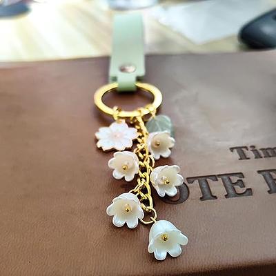 Lily Of The Valley Phone Charm, Flower Phone Charm, Keychain Charm, Bag  Charm