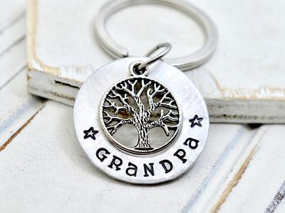 Download Family Tree Grandpa Keychain Father S Day Gift For Grandpa Grandfather Gift Personalized Key Chain Papa Papa Keychain Yahoo Shopping