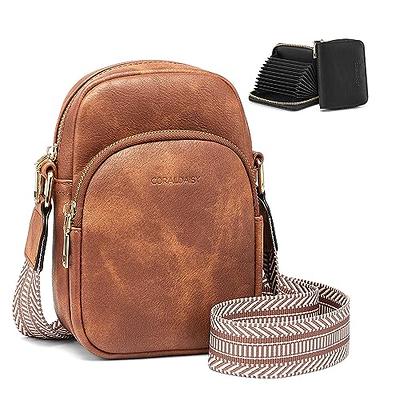 Lemuvlt Small Crossbody bag for men shoulder bag mens purse satchel leather  messenger bag gift man