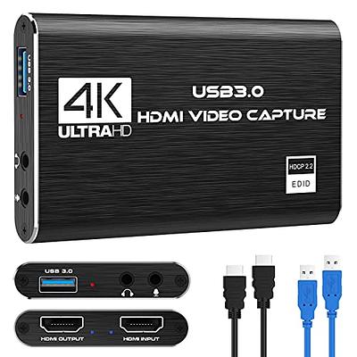 Rybozen 4K Audio Video Capture Card, USB 3.0 HDMI Video Capture