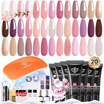 Modelones 28pcs Nail Art Tool Starter Kit