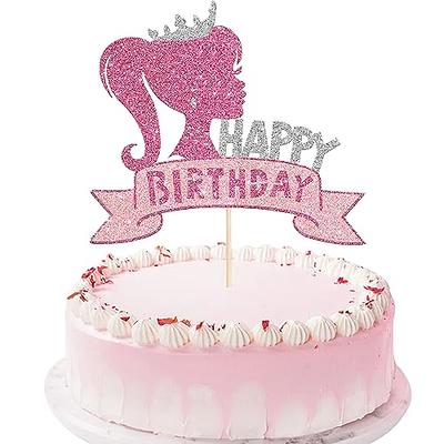 Barbie Princess Tiara Birthday Cake Topper Cupcake Toppers Decoration Picks