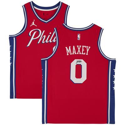 Men's Fanatics Branded Tyrese Maxey White Philadelphia 76ers 2023/24 Fast Break Replica Jersey - Association Edition