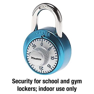 Master Lock Combination Lock, Indoor and Outdoor Padlock, Resettable  Combination Locker Lock