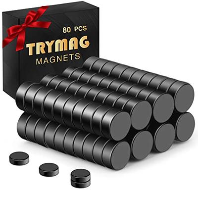 TRYMAG 80Pcs Magnets Neodymium, Small Strong Round Magnets Neodymium Disc Magnets  for Crafts, Fridge Rare Earth Magnets for Whiteboard, Dry Erase Board, Dry  Erase Board, Office - Yahoo Shopping