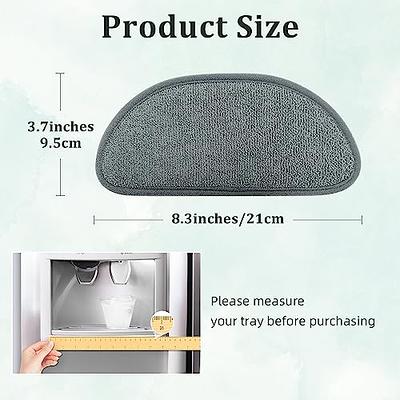  Refrigerator Drip Tray 2 Pack: Cuttable Refrigerator Drip  Catcher for Fridge Water Dispenser, Absorbent Drip Tray, Refrigerator  Accessories for Whirlpool, GE, Samsung (Black, Trapezoid) : Appliances