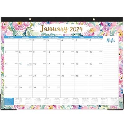 2024 Desk Calendar - Jan. 2024 - Dec. 2024 - Desk Calendar 2024 Large 17 x  12, 2024 Calendar with to-do List, Thick Paper, Corner Protectors, Great