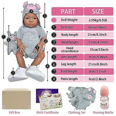 OtardDolls Bebe Reborn Doll Exquisite 18 full Silicone reborn