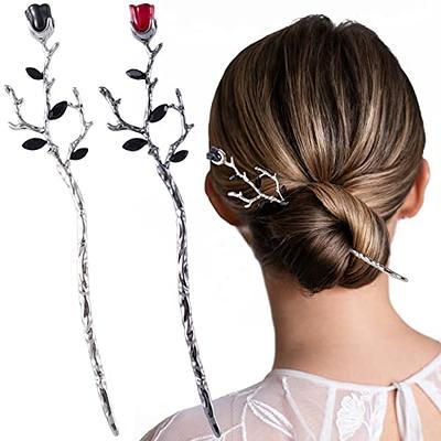 Beavorty hair plug gajra hair barrettes for women hair combs for women  accessories hair accessories for women wedding hair gems for women  headpiece