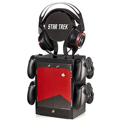 Numskull Star Trek Red Gaming Locker, Controller Holder, Headset