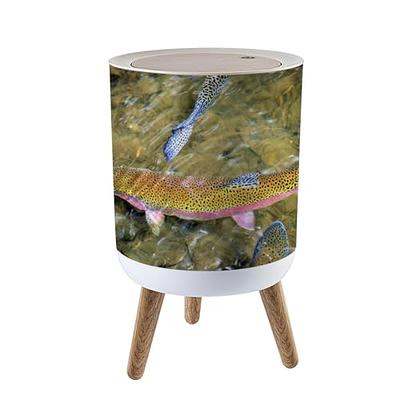 HOMSFOU Bedroom Accessories Men Trash Can Cute Garbage Can Large