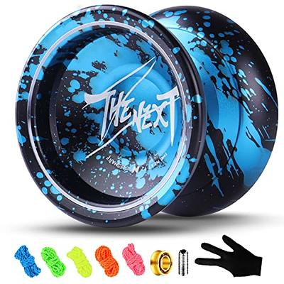 YOSTAR 2 Pack Yoyos T5 Overlord, Unresponsive Yoyo Professional Yoyo Made  of Alloy Aluminum, Metal Trick