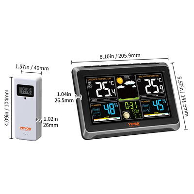 AcuRite Multi-Room Weather Station with Wireless Indoor/Outdoor Thermometer  and Digital Color Display with Weather Forecaster (02082M), Full Color