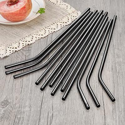 20 Pcs Black Reusable Stainless Steel Straws,10.5 & 8.5 Reusable Drinking  Straws with 20 Silicone Tips 5 Straw Brushes 1 Travel Case,Eco Friendly Extra  Long Metal Straw for 20 24 30 oz Tumbler - Yahoo Shopping