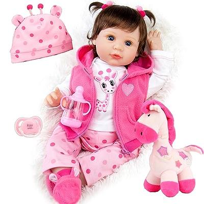  CHAREX Reborn Baby Dolls - 22 inches Realistic Newborn Soft  Vinyl Baby Dolls Toy for Kids Age 3+ : Toys & Games