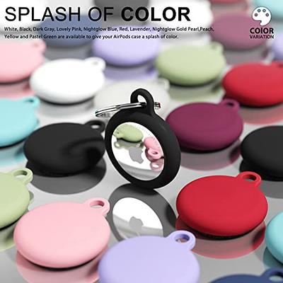 Matte Black Silicone Soft Case for Apple Airpods Pearl 