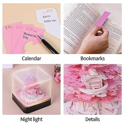 Chilifuli Time Piece Calendar 2024, Desk Calendar With LED Lights, Tree  House Paper Sculpture Calendar,3D Memo Pad Calendar 2024, DIY Timepiece  Paper Calendar Desktop Decoration House Gift-B - Yahoo Shopping