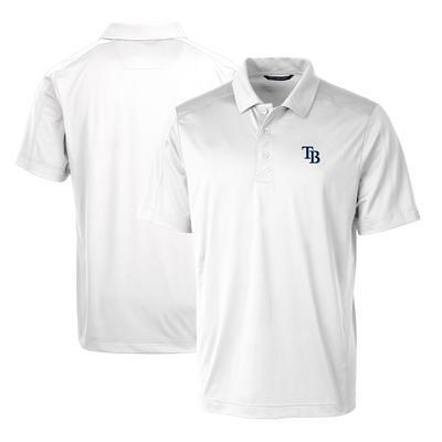 Men's Cutter & Buck White Tampa Bay Rays Big & Tall Forge Stretch Polo