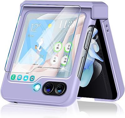 MATEPROX Clear Cases for Samsung Galaxy Z Flip 5 Case, Slim Thin  Lightweight Protective Transparent Phone Cover with Electroplated Frame for  for Samsung Galaxy Z Flip 5 5G-Purple - Yahoo Shopping