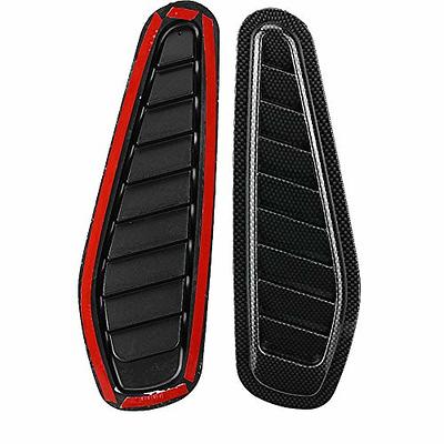 2PCS Universal Hood Air Vents for Car Hood Scoop, Bonnet Vent Hood Air  Intake Trim Cover (Black)