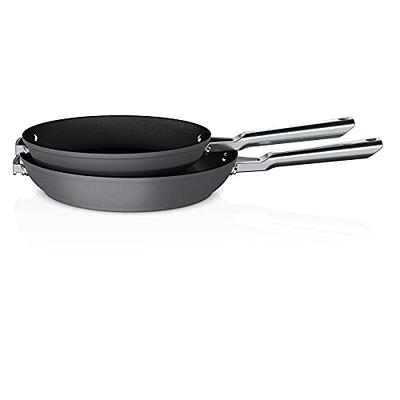 GreenPan Omega Hard Anodized Advanced Healthy Ceramic Nonstick, 12 Frying  Pan Skillet with Lid, Anti-Warping Induction Base, Dishwasher Safe, Oven &  Broiler Safe, Black 