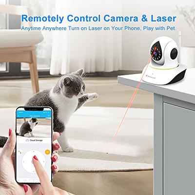 wansview Baby Monitor Camera, 1080PHD Wireless Security Camera for Home,  WiFi Pet Camera for Dog and Cat, 2 Way Audio, Night Vision, Works with  Alexa Q6-W