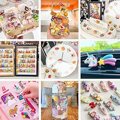 200 Pcs Charms Cute Set, Bulk Mixed Resin Charms Set Supplies for DIY Craft  Making Ornament Scrapbooking (Colorful)