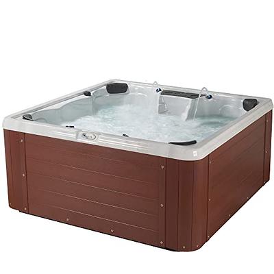 #WEJOY Portable Hot Tub 73X73X25 Inch Air Jet Spa 4-5 Person Inflatable  Octagon Outdoor Heated Hot Tub Spa with 130 Bubble Jets