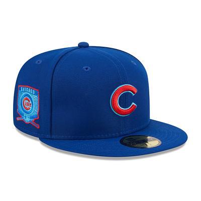 Chicago Cubs Pro Standard Logo Snapback Hat - White/Royal