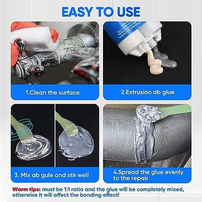 Plastic Repair Filler Panel Bonding Adhesive Epoxy Weld Glue for Metal to  Metal, Metal to Plastic, Ceramics, Filler for Automotive Marine Repair  1.76FL.OZ (1) - Yahoo Shopping