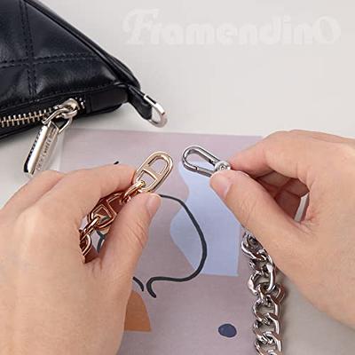 Framendino, 2 Pack Gold Bag Extender Chain Purse Chain Purse Strap Extender  Metal Strap Cross Body Handbag Replacement Strap for Women Girl Bag  Accessory - Yahoo Shopping