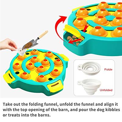 Dog Puzzle Toys, Interactive Dog Toys for IQ Training & Mental Enrichment,  Treat Food Dispensing Slow Feeding to Aid Pet Digestion Level 1 & Level 2 