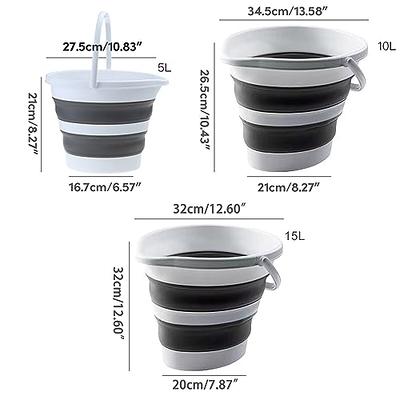 Collapsible Buckets 15/5/10L Mop Cleaning Bucket with Handle Folding  Foldable Water Buckets for Outdoor Garden Fishing Outdoor Buckets - Yahoo  Shopping