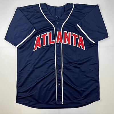 Ronald Acuna Jr. Autographed Braves Blue Replica Jersey