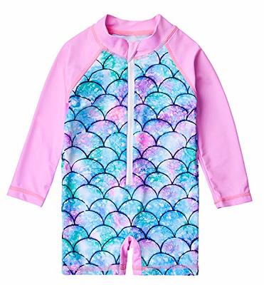 Girls Long Sleeve Rash Guard Tie Dye Boys Swim Shirts UPF 50+ Sun  Protection Fishing Shirt 3-4T - Yahoo Shopping