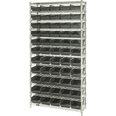 Lavex Modular Pop 24 x 24 Black Stackable Pallet Display Base