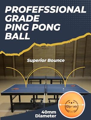 Goplus Foldable Ping Pong Table, 100% Preassembled, Portable Table Tennis  Table Game Set with Net, 2 Table Tennis Paddles and Ping Pong Balls for  Indoor Outdoor Use